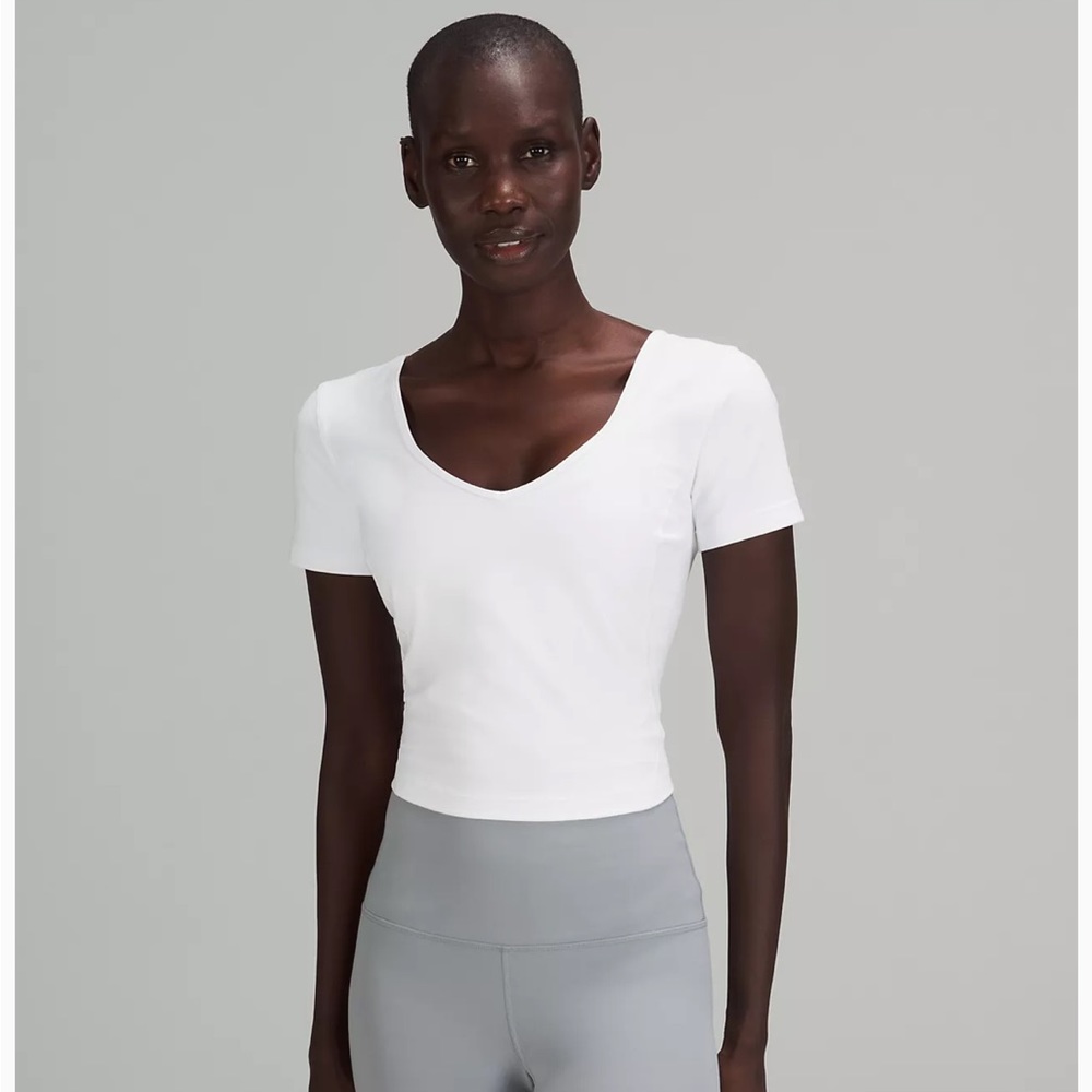 NWT Lulu lemon align shirt in white